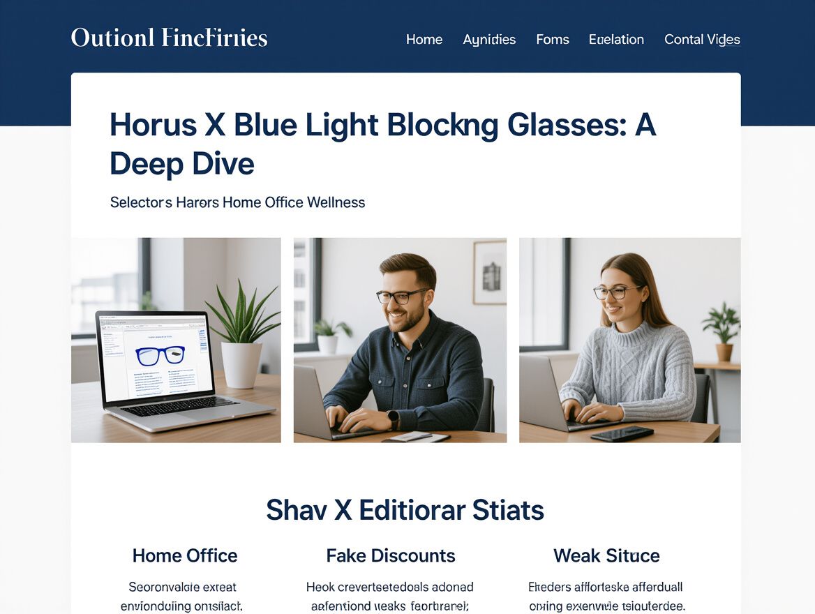Horus X Blue Light Blocking Glasses: A Deep Dive
