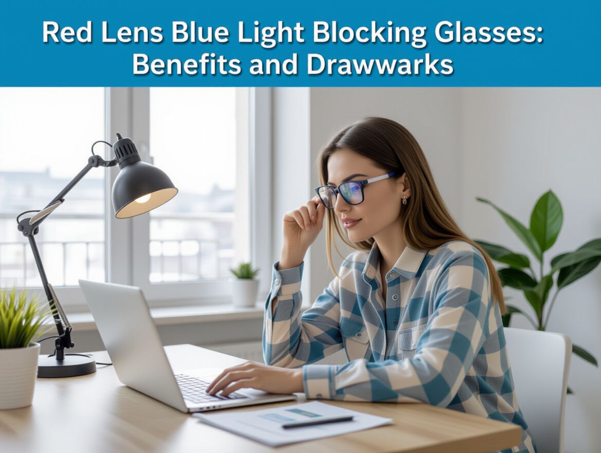 Red Lens Blue Light Blocking Glasses: Benefits and Drawbacks